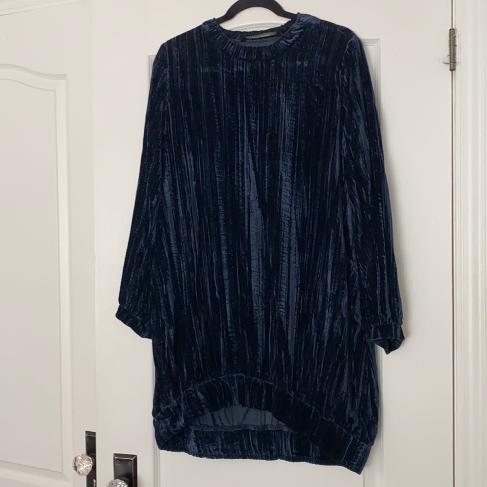 Zara blue soft dress